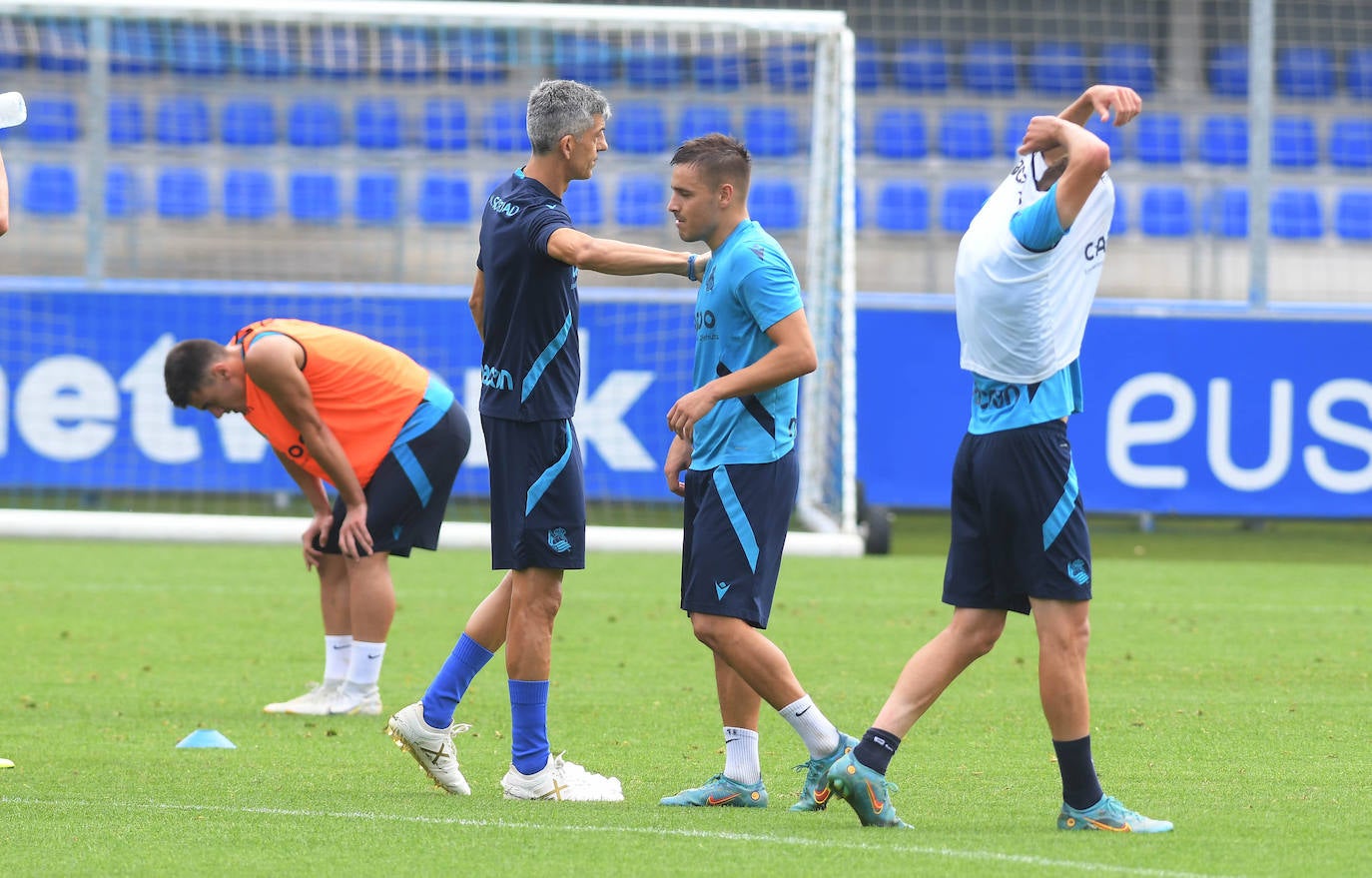 Fotos: Las mejores imágenes del entrenamiento de la Real Sociedad