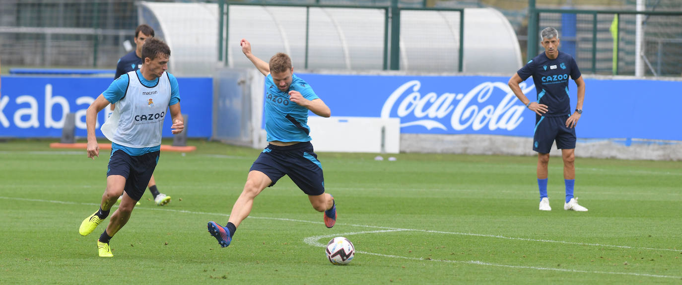 Fotos: Las mejores imágenes del entrenamiento de la Real Sociedad