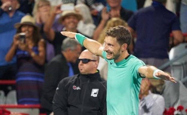 Pablo Carreño celebra la conquista del título en Montreal. 