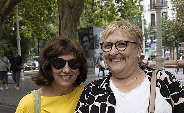 Rosa y Pilar no dudan en ir a Sagüés y a los fuegos.