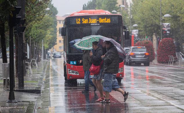 Fotos: Jornada de lluvias intensas en Gipuzkoa