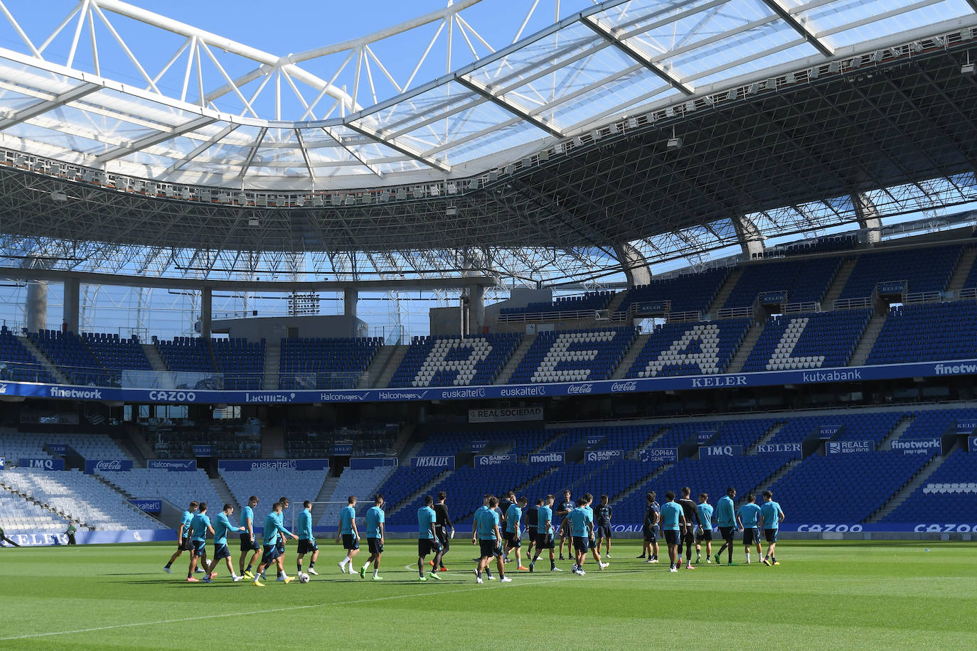 Fotos: Las mejores imágenes del entrenamiento de la Real Sociedad