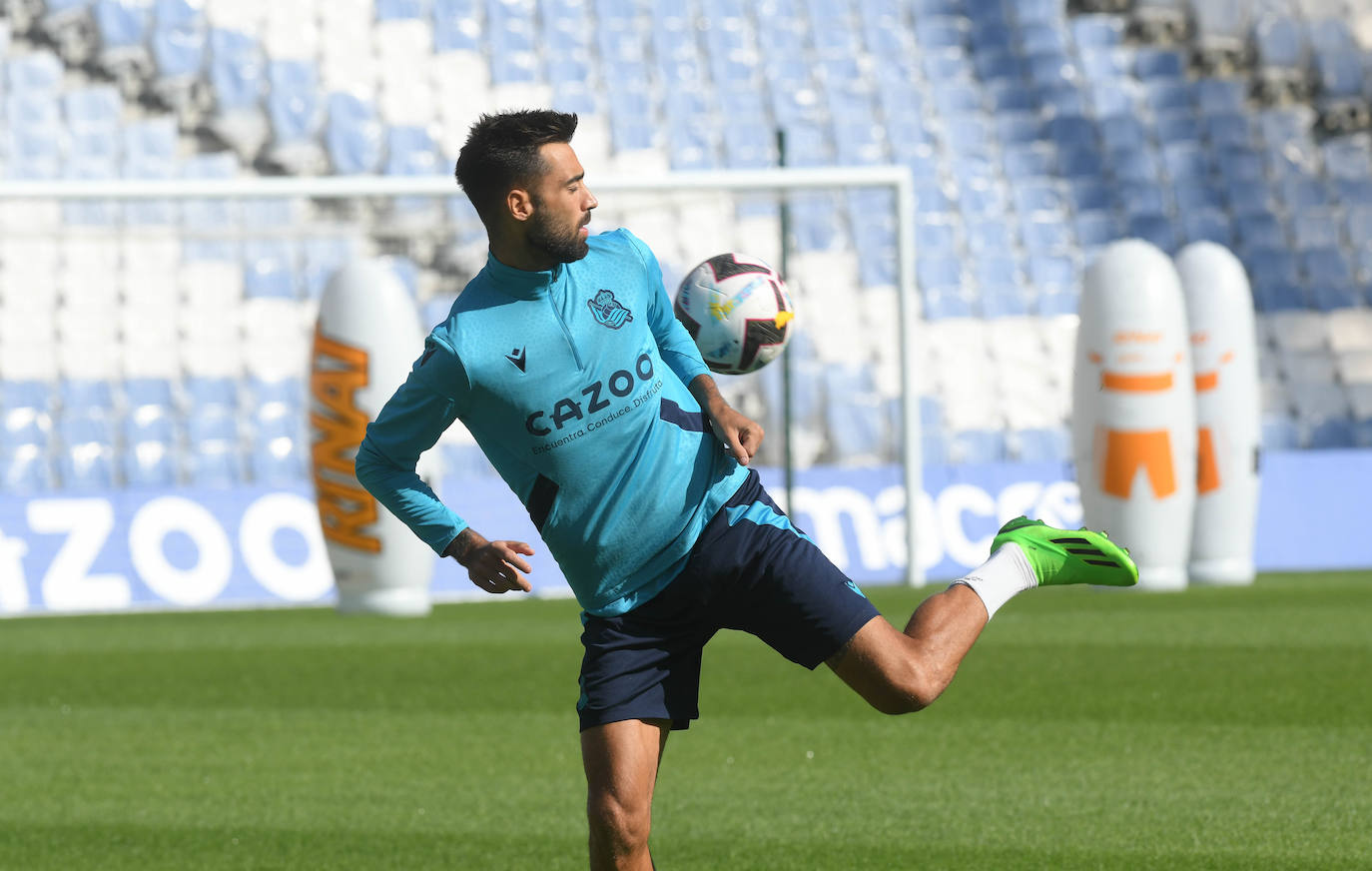 Fotos: Las mejores imágenes del entrenamiento de la Real Sociedad