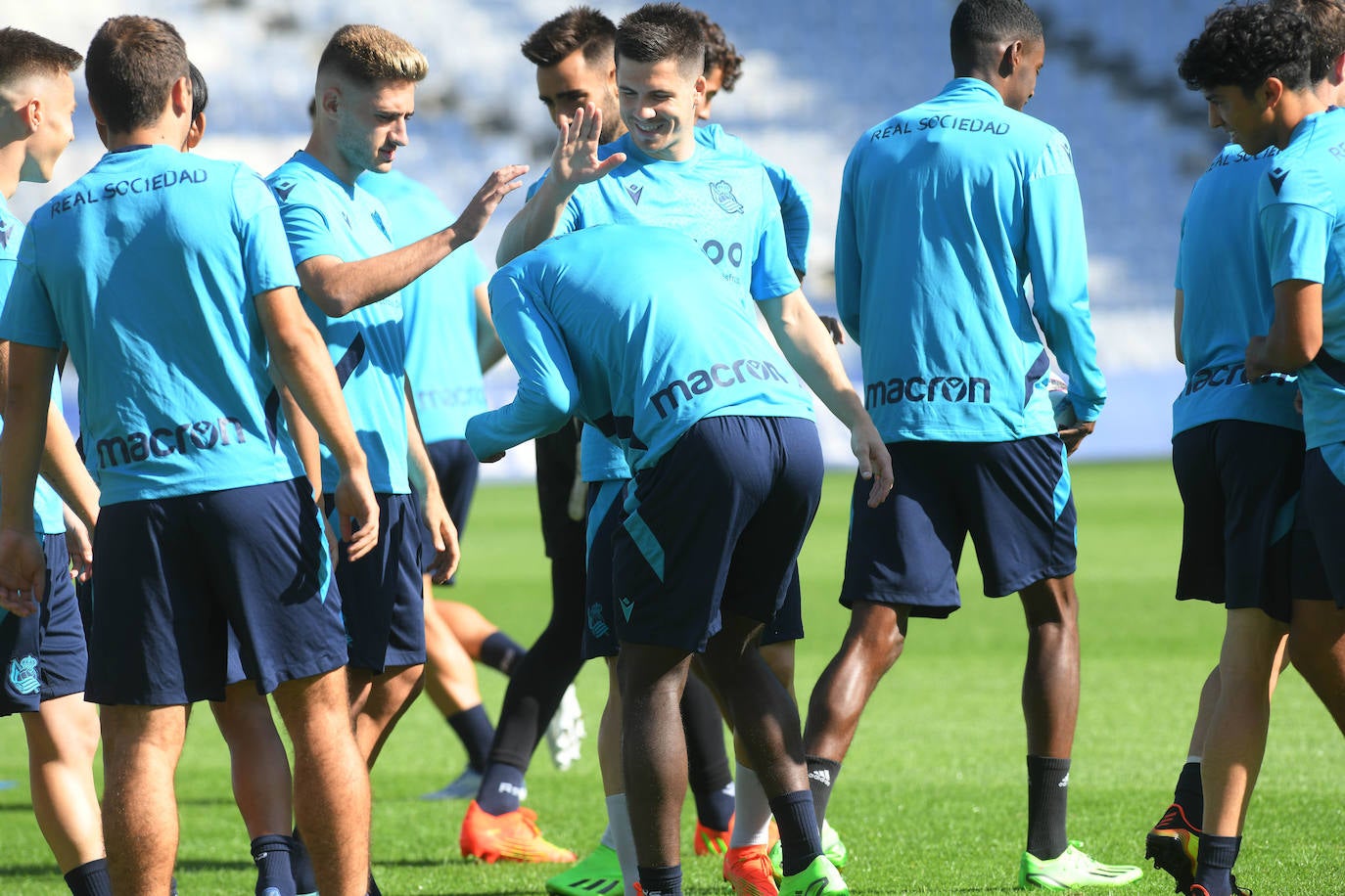 Fotos: Las mejores imágenes del entrenamiento de la Real Sociedad