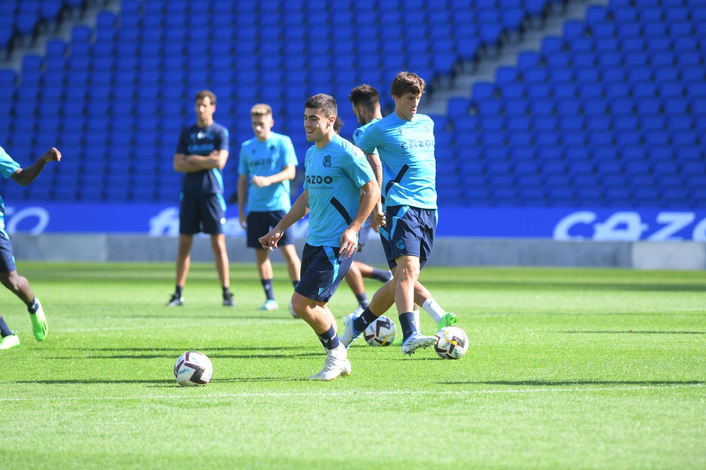 Fotos: Las mejores imágenes del entrenamiento de la Real Sociedad