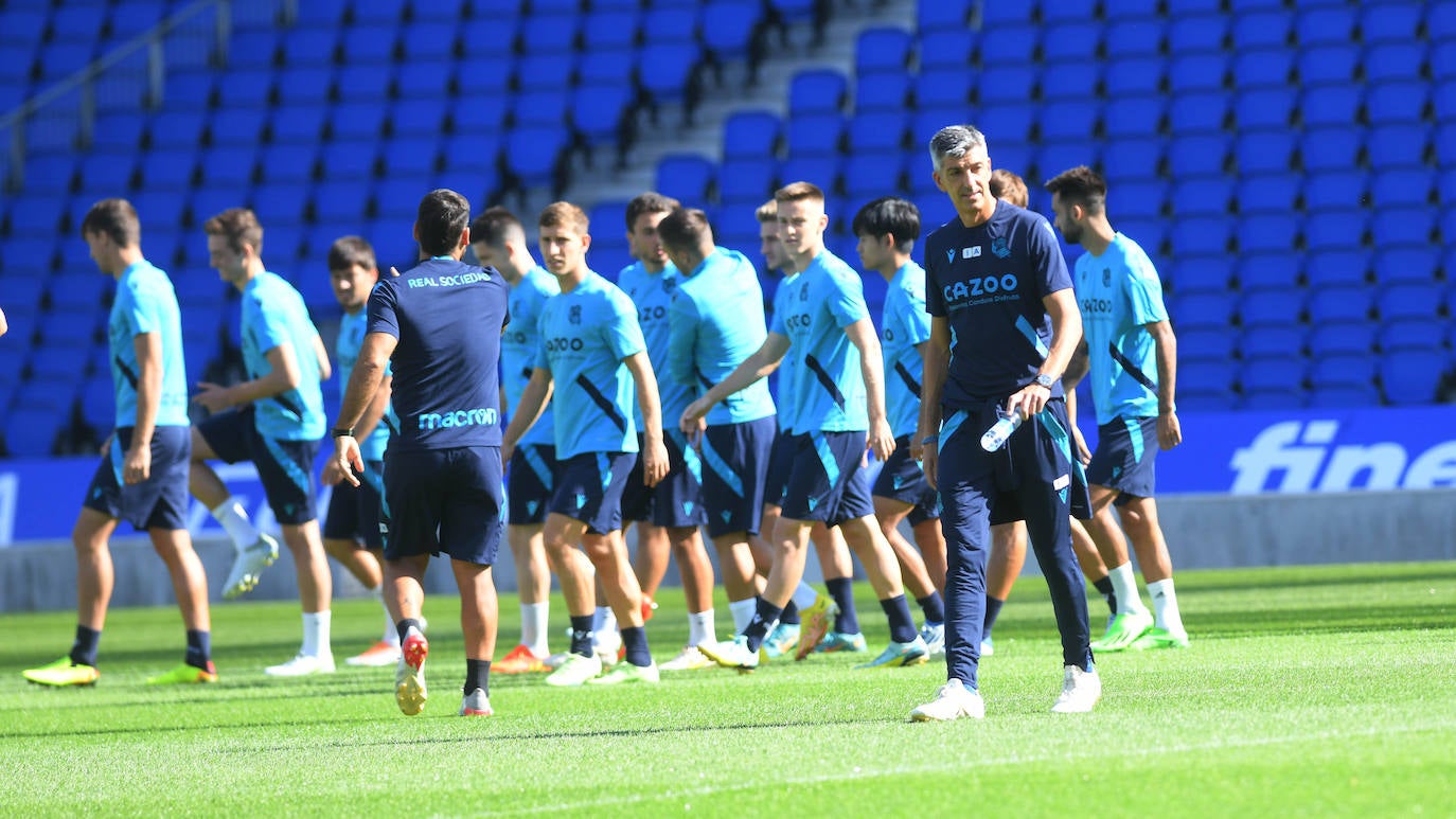 Fotos: Las mejores imágenes del entrenamiento de la Real Sociedad