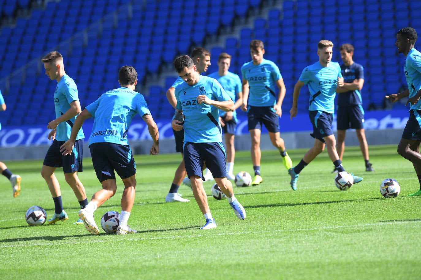 Fotos: Las mejores imágenes del entrenamiento de la Real Sociedad