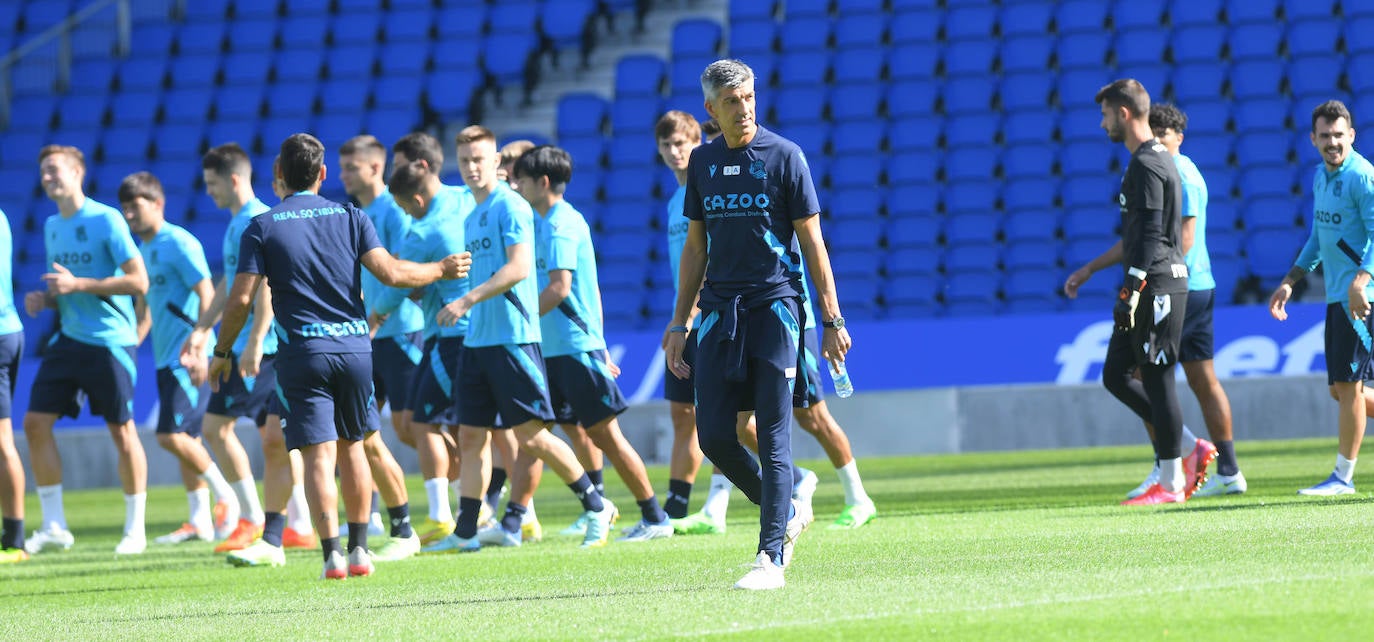 Fotos: Las mejores imágenes del entrenamiento de la Real Sociedad