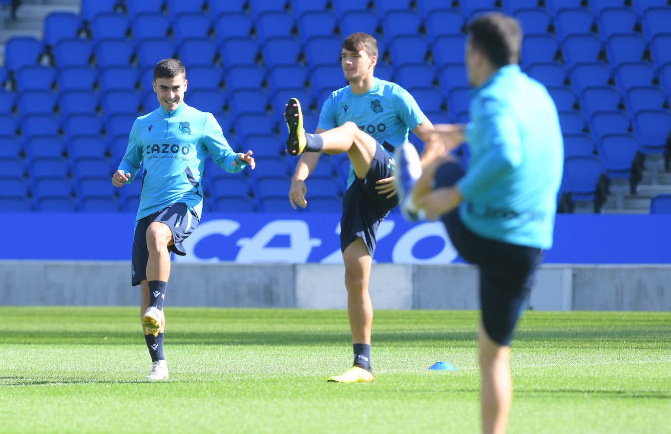 Fotos: Las mejores imágenes del entrenamiento de la Real Sociedad
