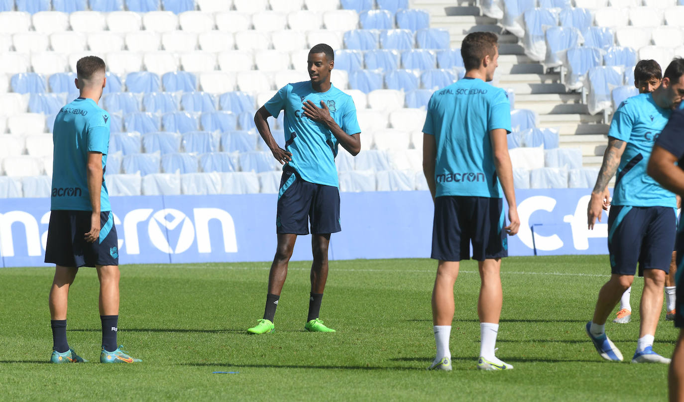 Fotos: Las mejores imágenes del entrenamiento de la Real Sociedad