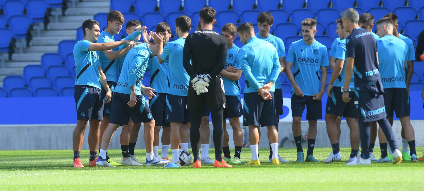 Fotos: Las mejores imágenes del entrenamiento de la Real Sociedad