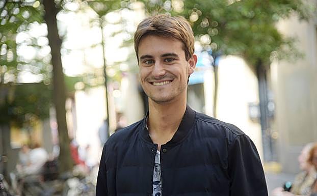 Josu está disfrutando del buen ambiente