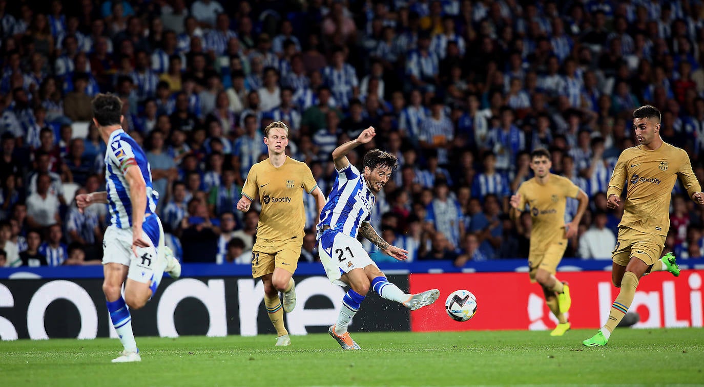 Fotos: Las imágenes del Real Sociedad - F.C. Barcelona