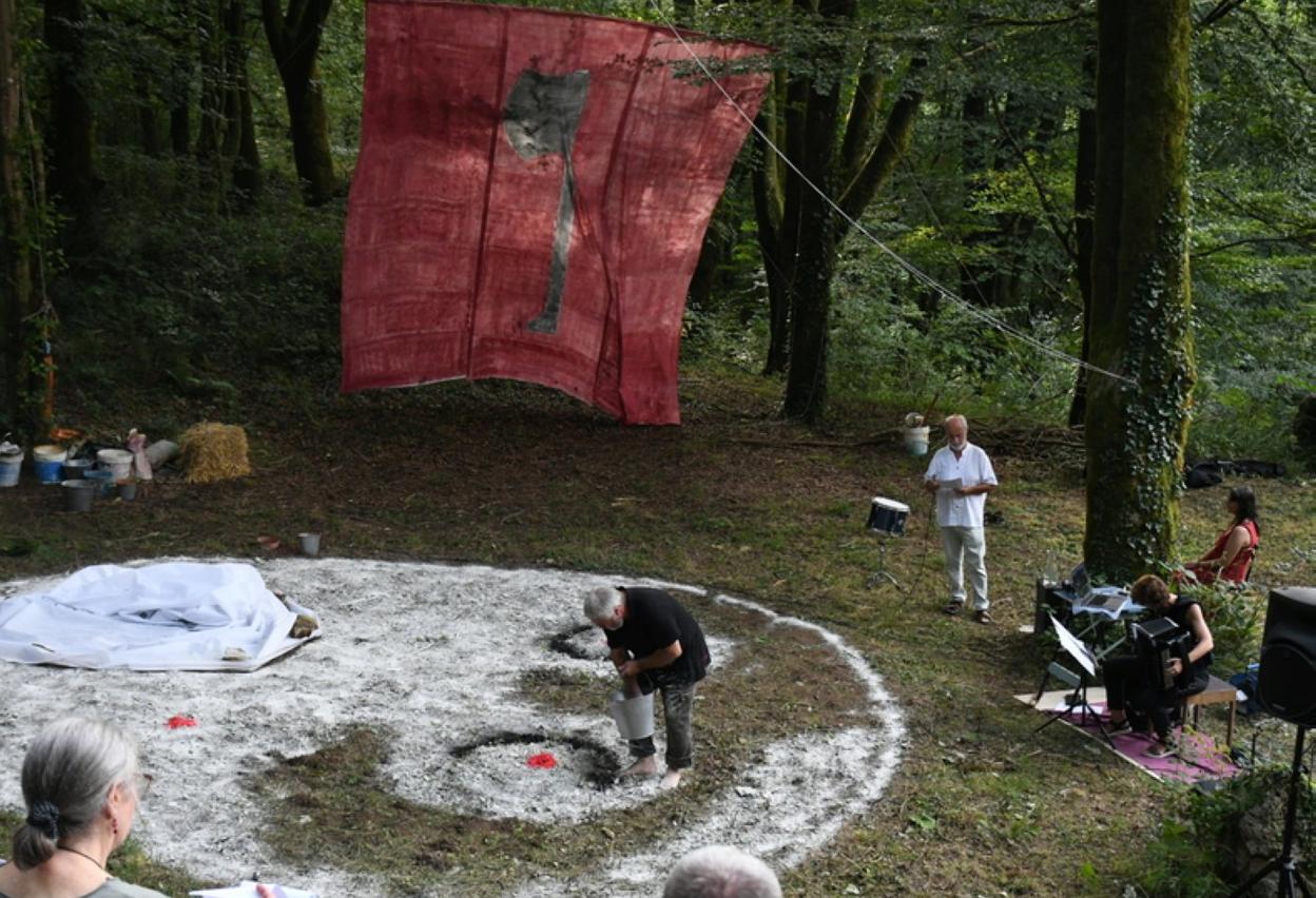 SK Efimeroa ikuskizunaren momentu bat. 