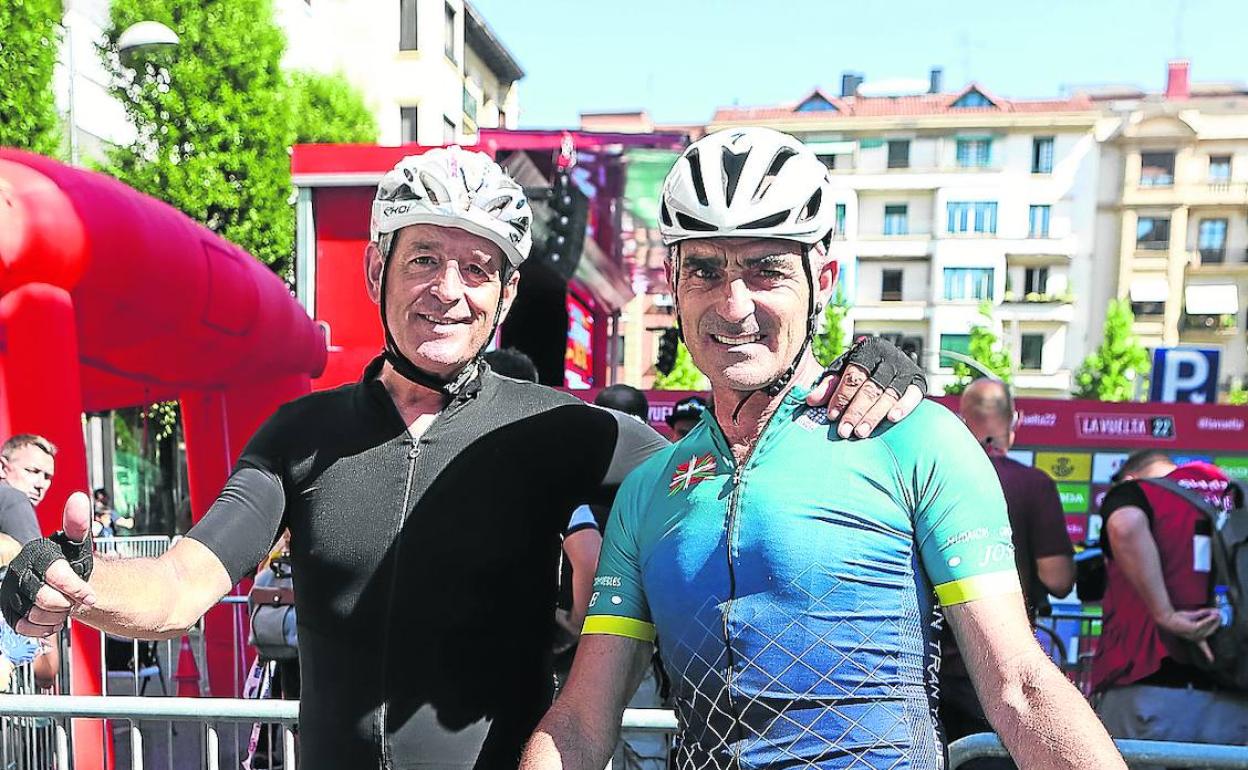 Kiko Ruiz y Martín Galar hicieron cuarenta kilómetros antes de acercarse a la salida.