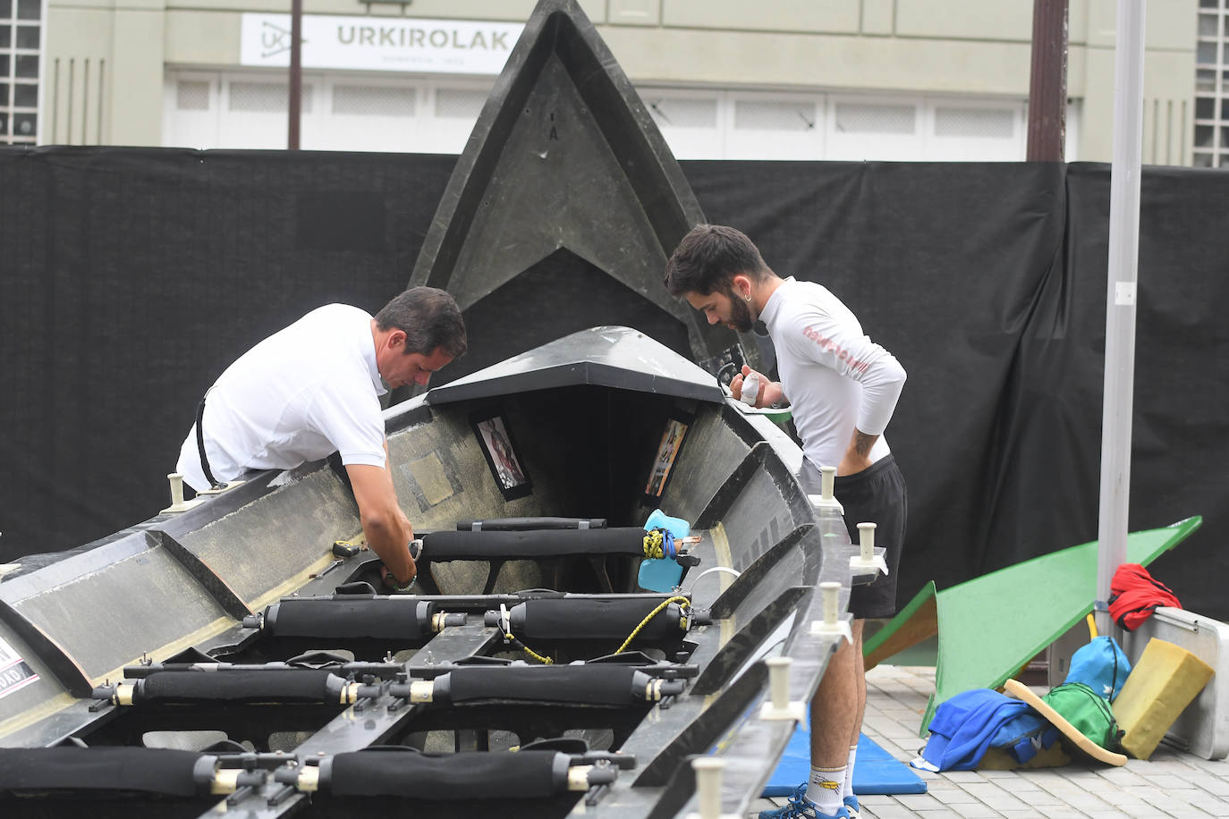 Fotos: Imágenes del entrenamiento previo a la clasificación de la Bandera de La Concha