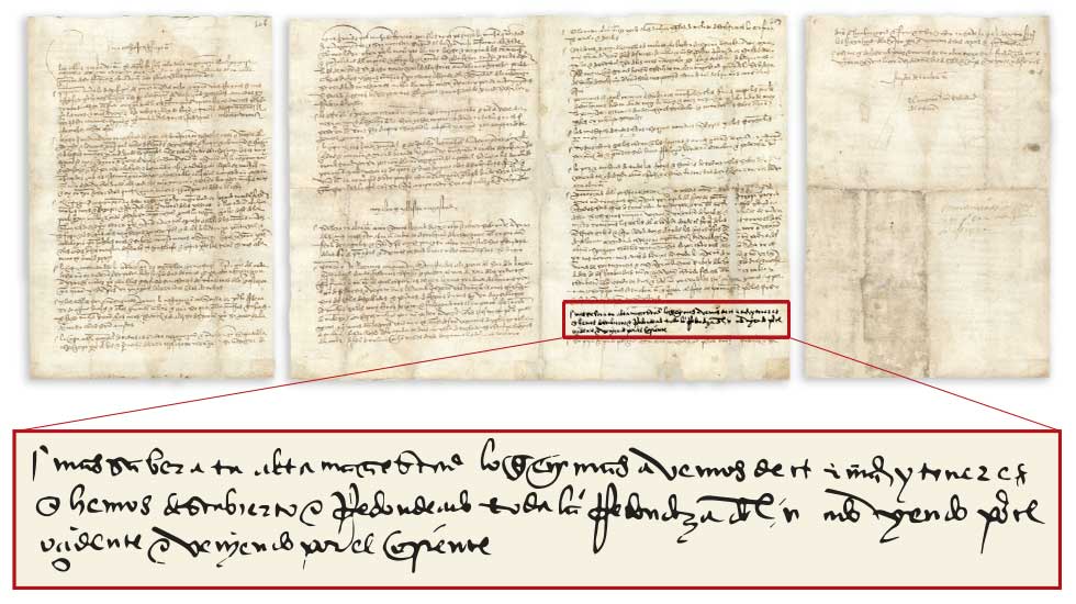«Y más saberá tu alta magestad lo que en más avemos de estimar y tener es que hemos descubierto e redondeado toda la redondeza del mundo yendo por el poniente e venyendo por el oriente» 