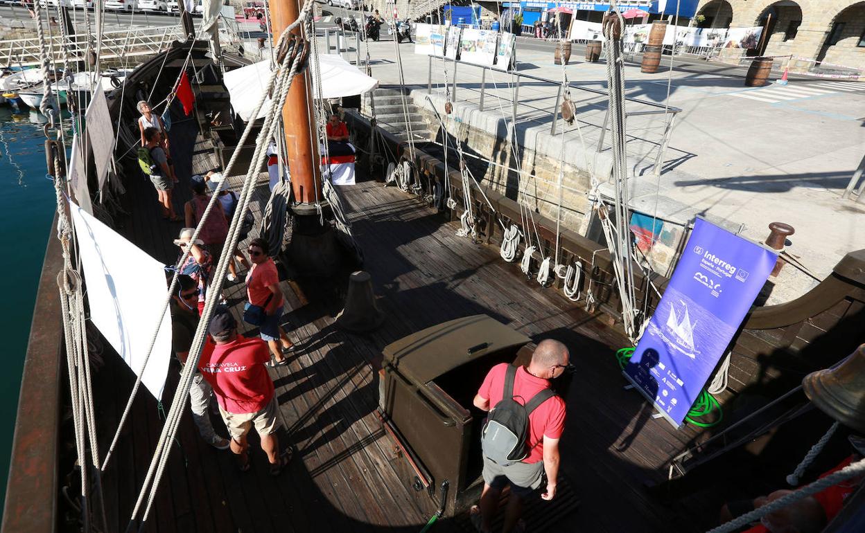 Imagen de la carabela Vera Cruz.