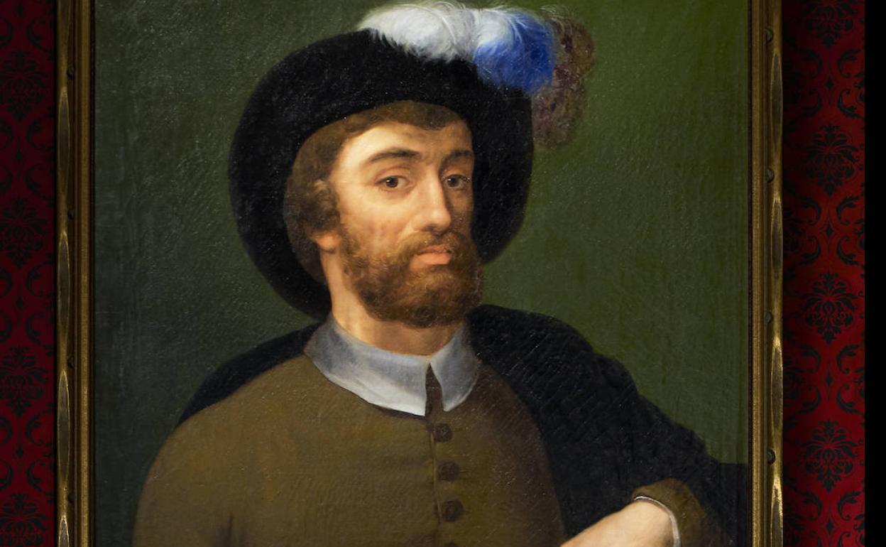 Retrato de Juan Sebastián Elcano.