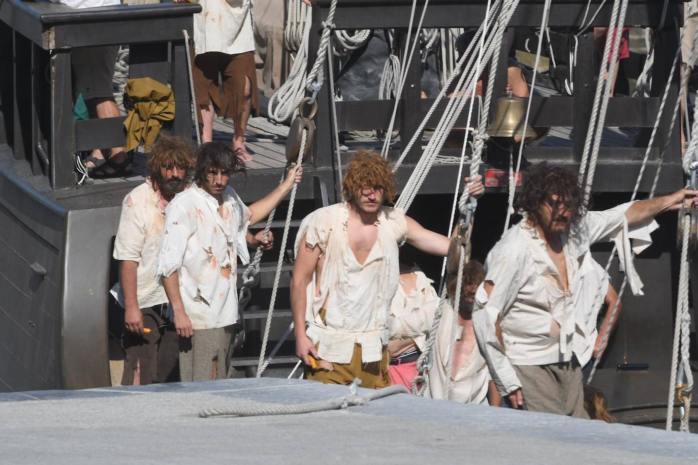 Fotos: Las mejores imágenes del desembarco de Elcano en Getaria