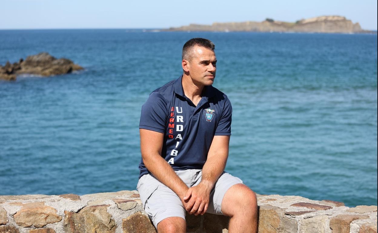 Iker Zabala, que el pasado mes de septiembre regresó a Urdaibai, confía en sus remeros. 