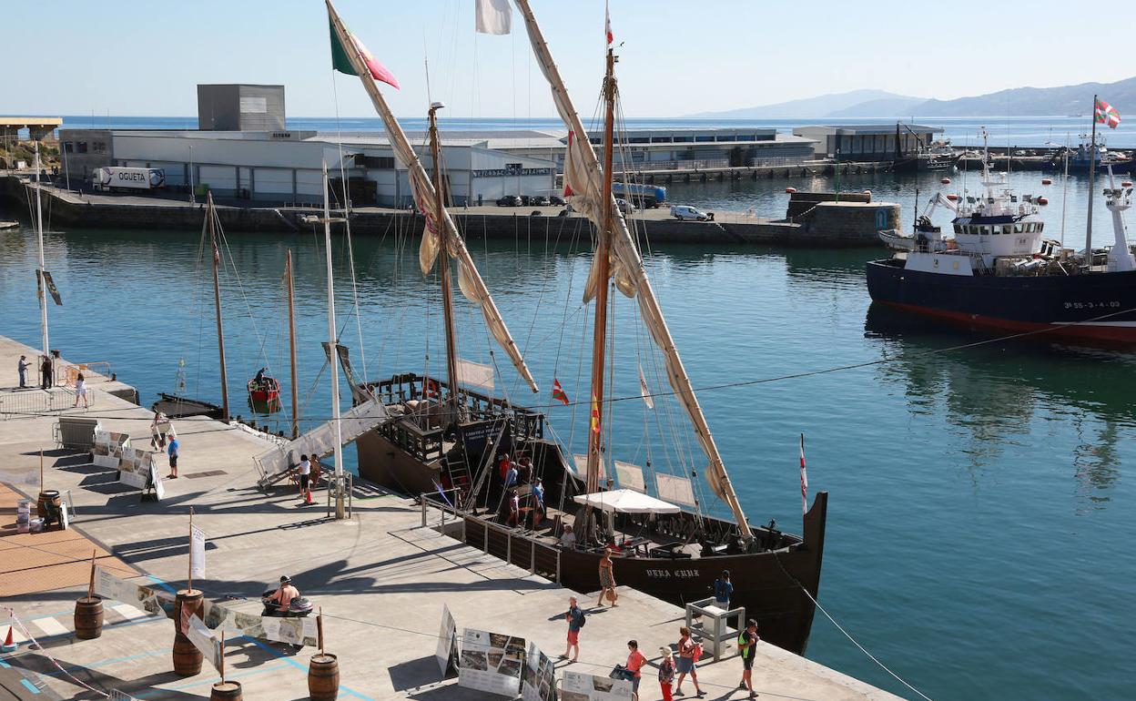 La carabela portuguesa Vera Cruz puede ser admirada en Getaria. 