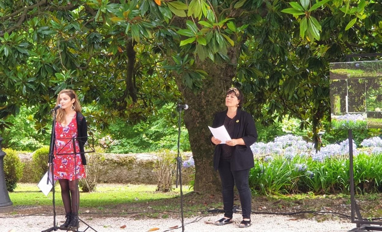 Alaia Martin Etxebeste eta Ainara Lasa Perez iazko Hiru Binaka saioan. 