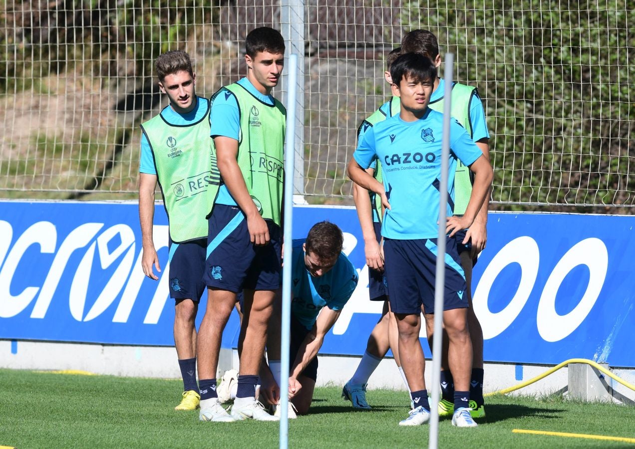Fotos: La Real Sociedad, preparada para dedicarle la victoria a Sadiq