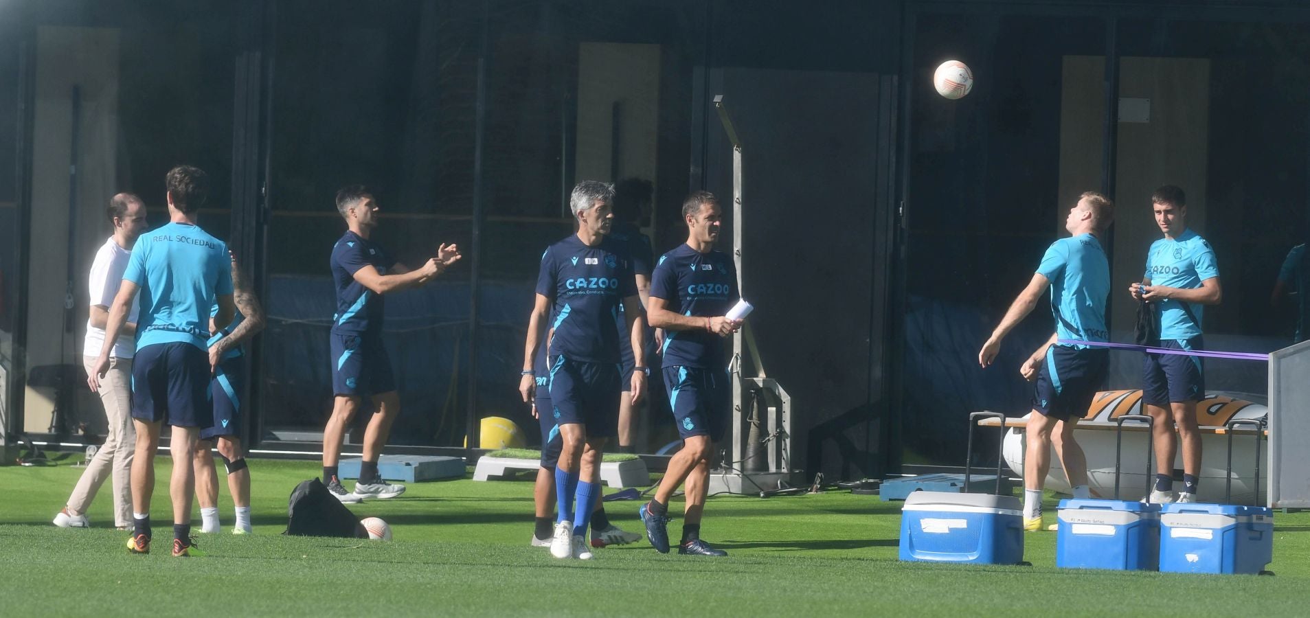 Fotos: La Real Sociedad, preparada para dedicarle la victoria a Sadiq