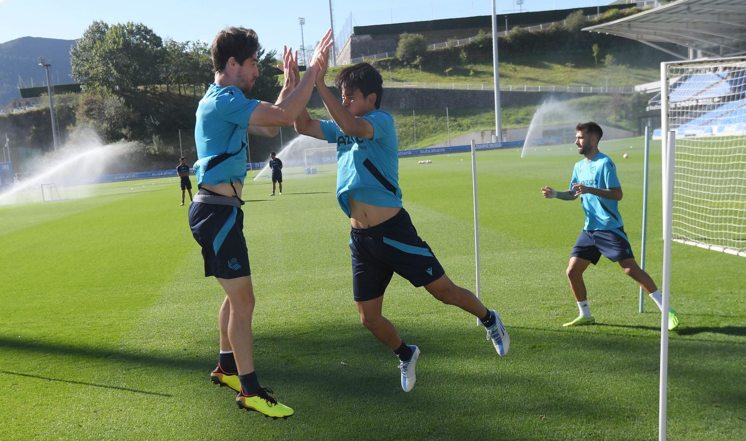 Fotos: La Real Sociedad, preparada para dedicarle la victoria a Sadiq