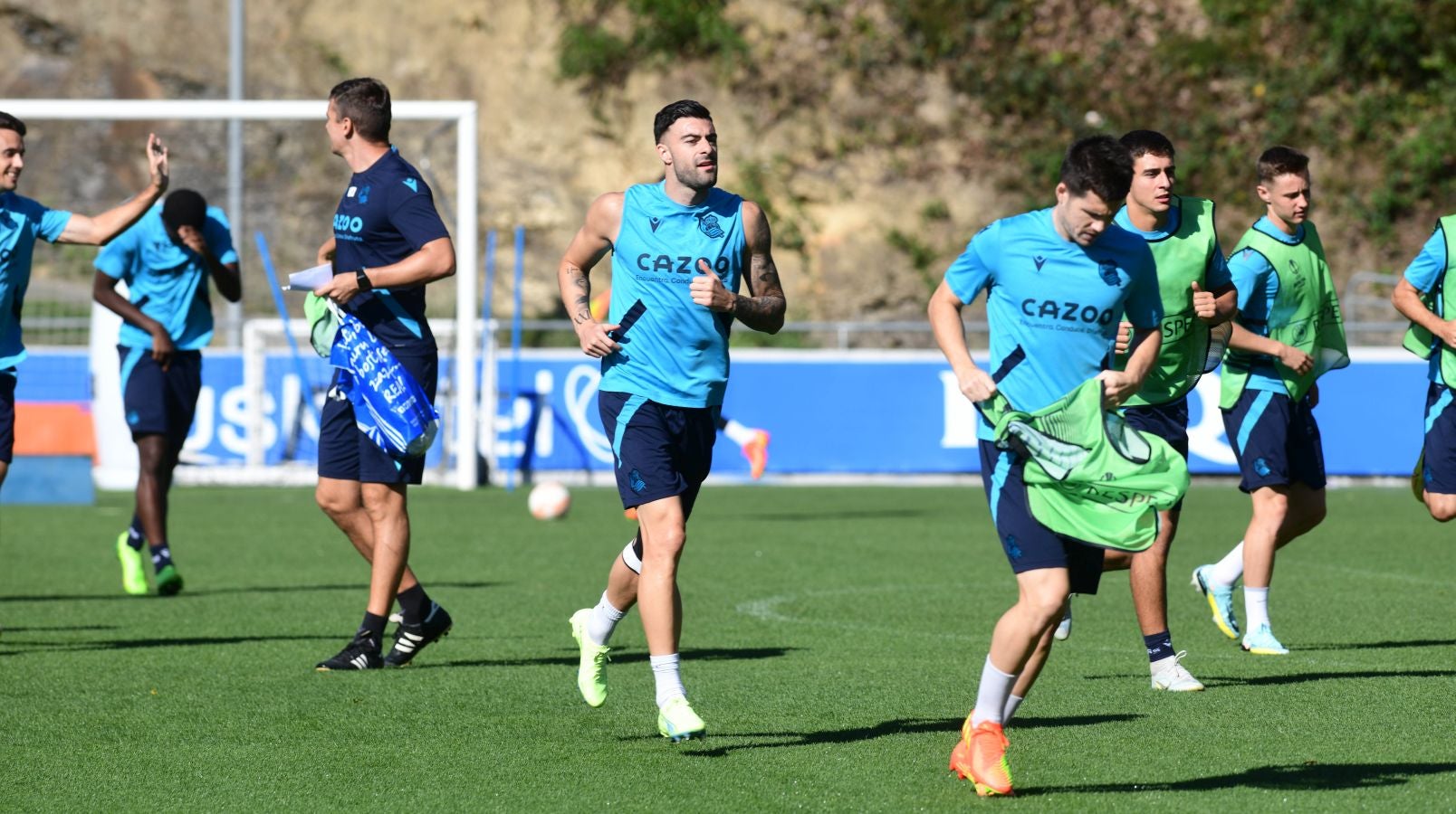 Fotos: La Real Sociedad, preparada para dedicarle la victoria a Sadiq