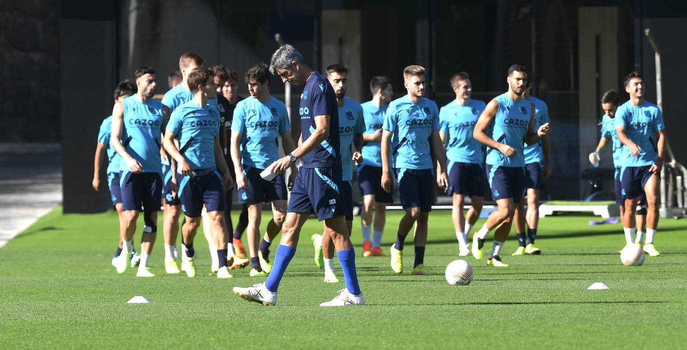 Fotos: La Real Sociedad, preparada para dedicarle la victoria a Sadiq