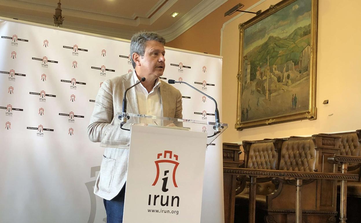 El alcalde de Irun, José Antonio Santano. 