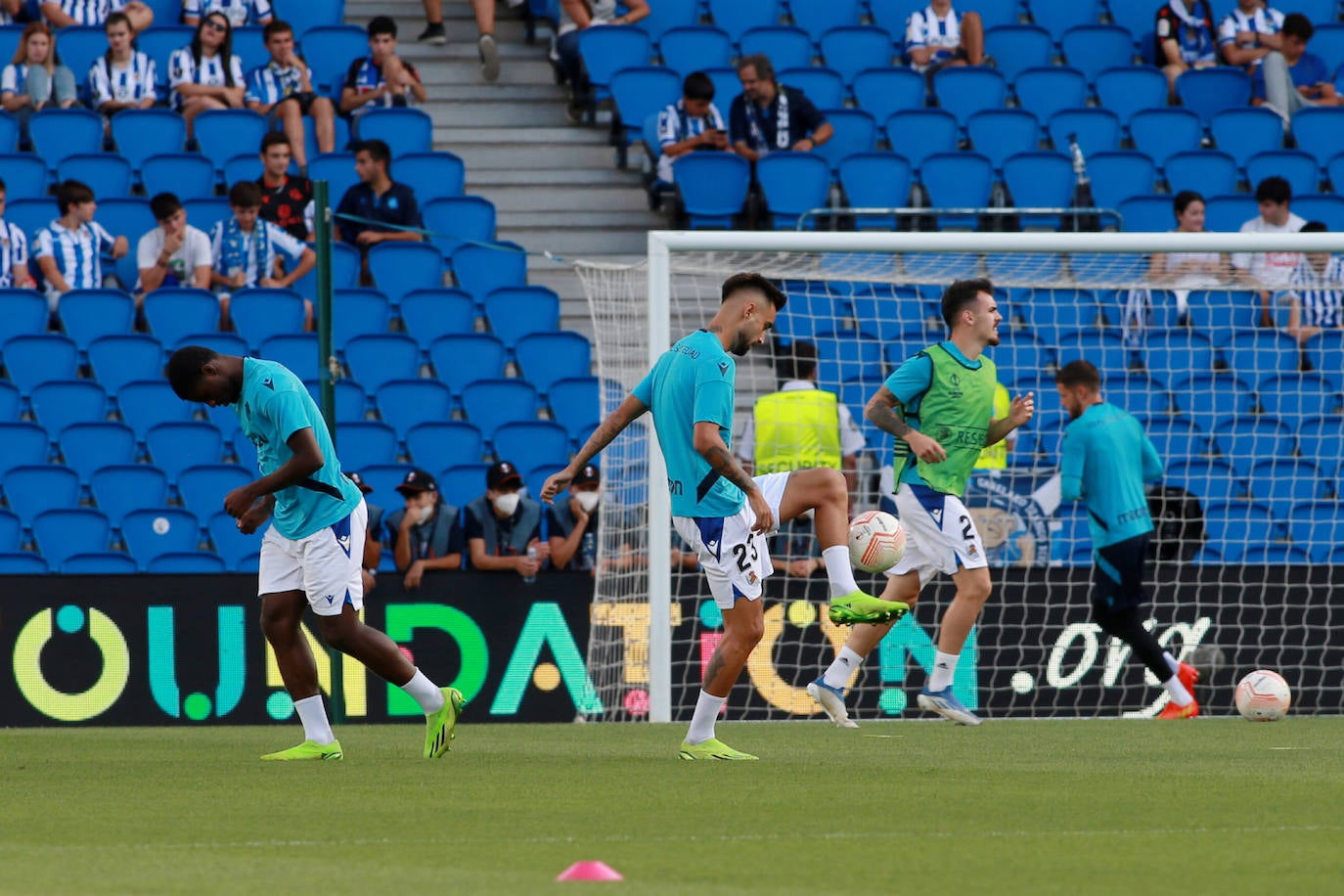 Fotos: Las mejores imágenes del Real Sociedad-Omonia