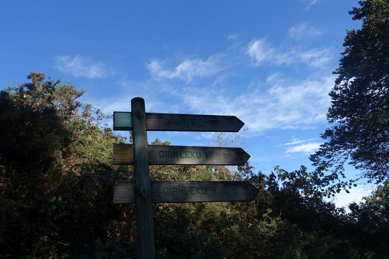 Fotos: Ruta a Basate pasando por el crómlech de Oianleku