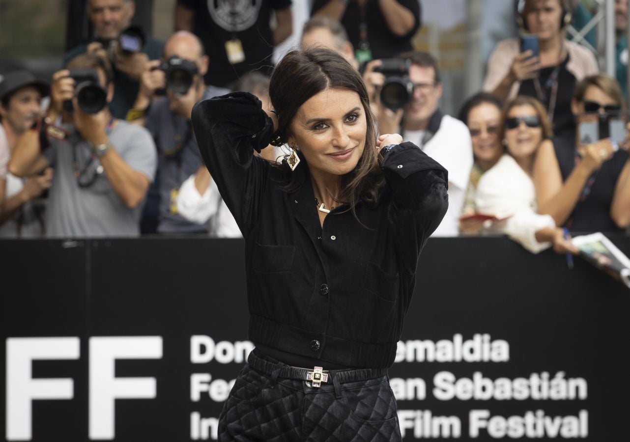 Fotos: Penélope Cruz derrocha simpatía en el Zinemaldia