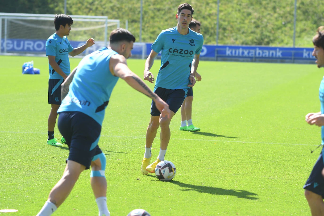 Fotos: Entrenamiento de la Real Sociedad en Zubieta