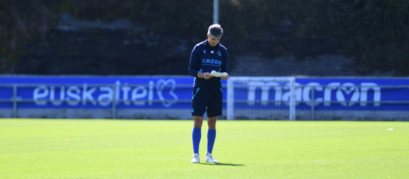 Fotos: Entrenamiento de la Real Sociedad en Zubieta