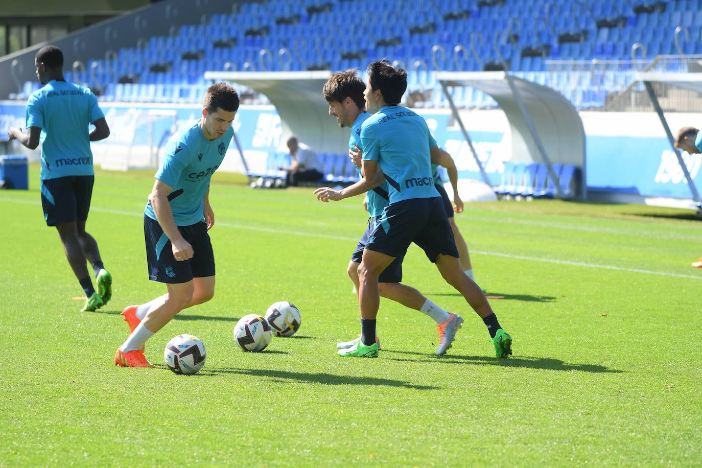 Fotos: Entrenamiento de la Real Sociedad en Zubieta
