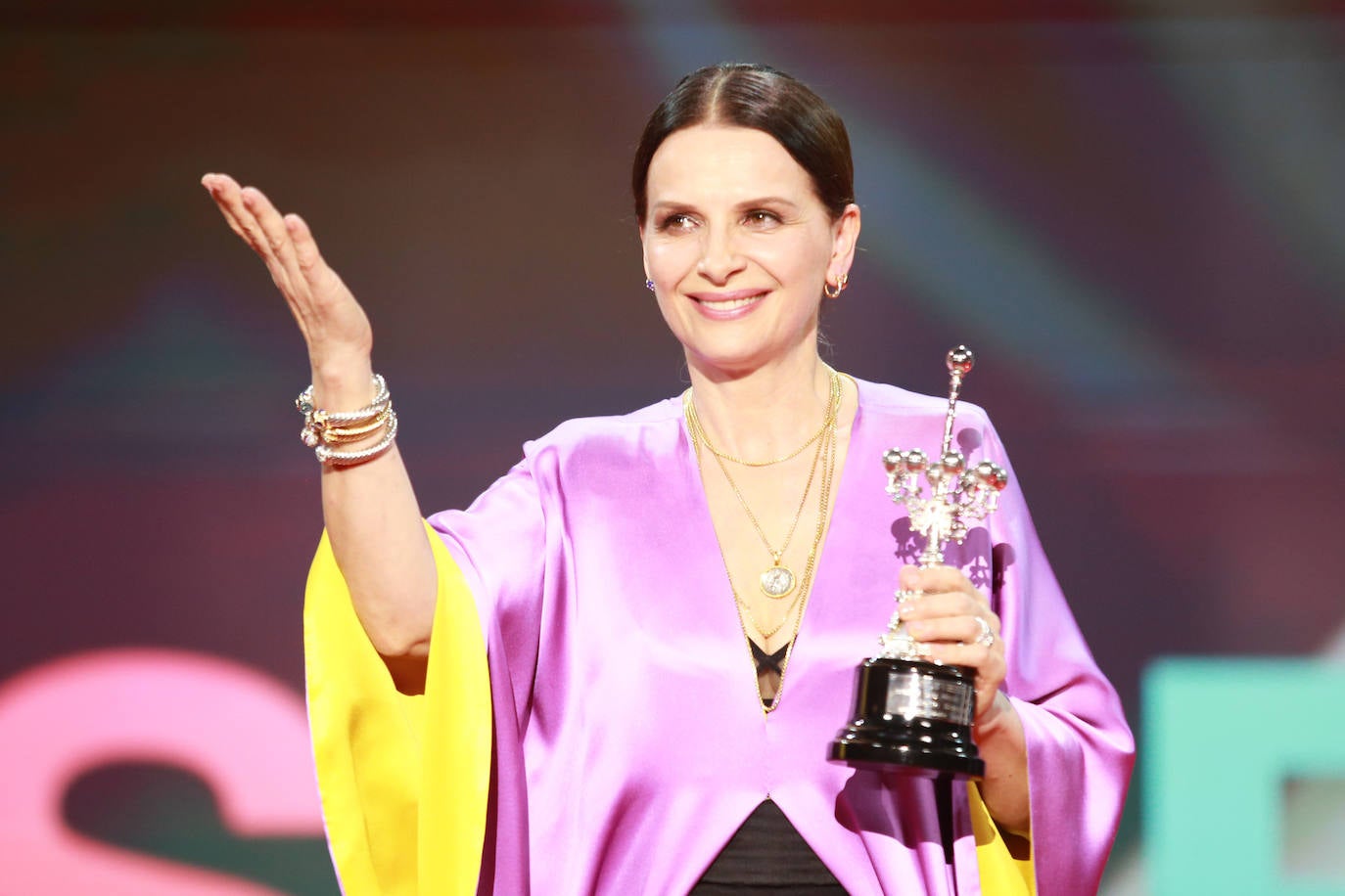 Fotos: Juliette Binoche recibe el Premio Donostia