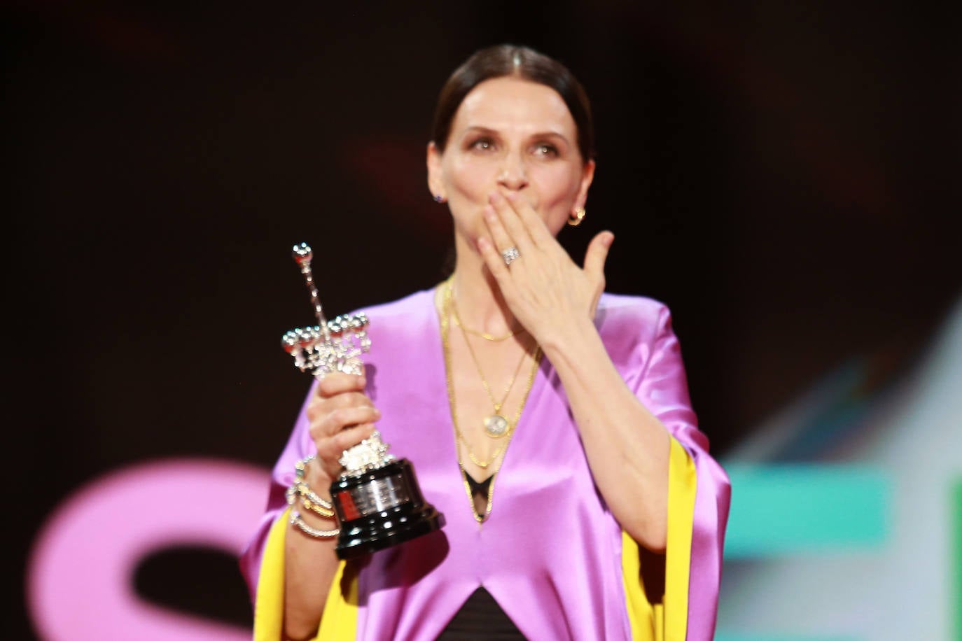 Fotos: Juliette Binoche recibe el Premio Donostia