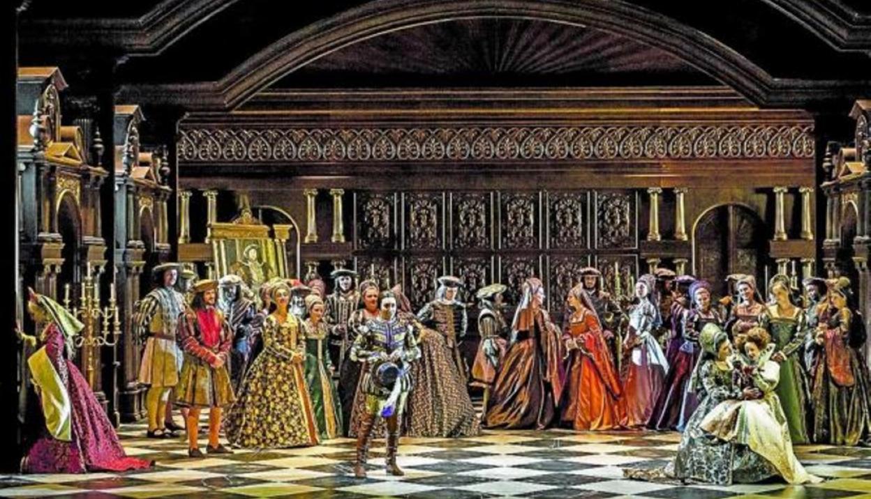 Representación de la obra Gaetano Donizetti ambientada en el Londres del siglo XVI, 'Anna Bolena'. 