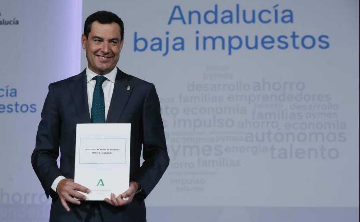 Juanma Moreno Bonilla, presidente de la Junta de Andalucía 