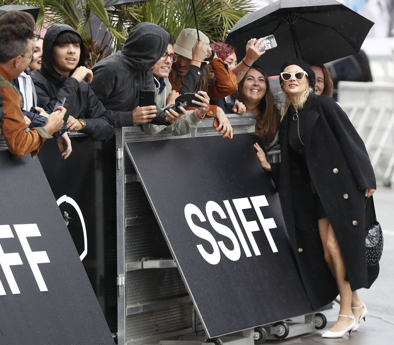 Fotos: Diane Kruger llega con sorpresa al Zinemaldia