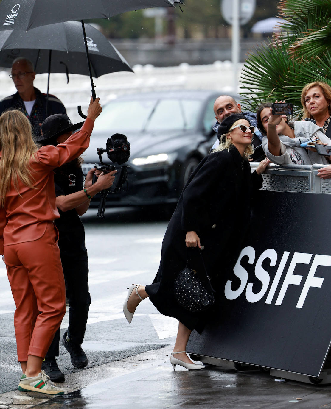 Fotos: Diane Kruger llega con sorpresa al Zinemaldia