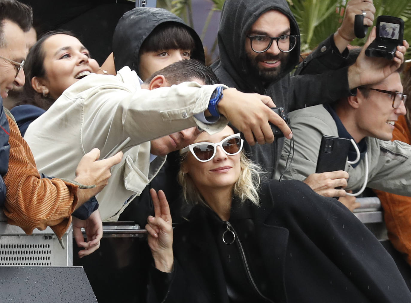 Fotos: Diane Kruger llega con sorpresa al Zinemaldia