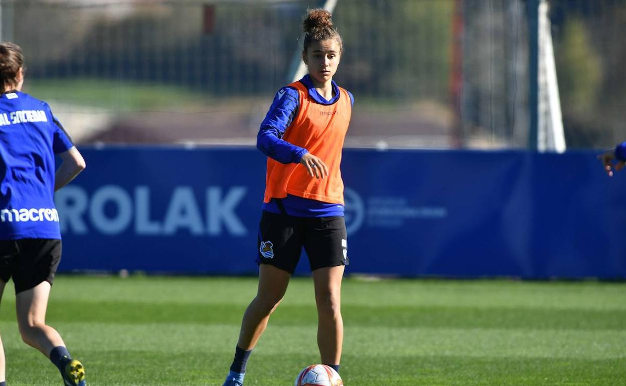 Ana Tejada, jugadora de la Real Sociedad.