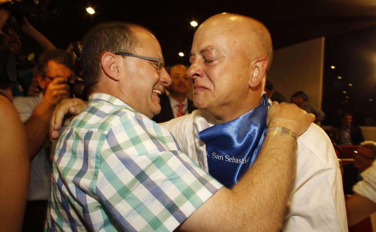 Izagirre y Elorza, en 2011.