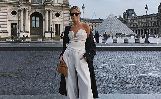 Teresa Andrés en París Fashion Week.