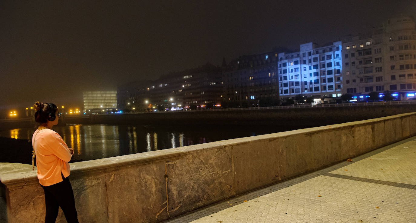 Fotos: El vídeo &#039;mapping&#039; con la historia de un edificio de Donostia